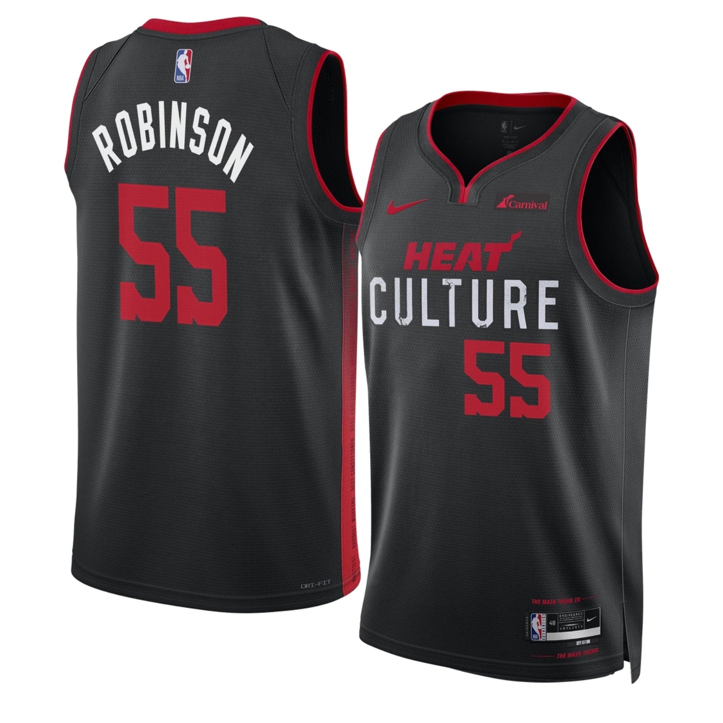 NBA Duncan Robinson Miami Heat 55 Jersey