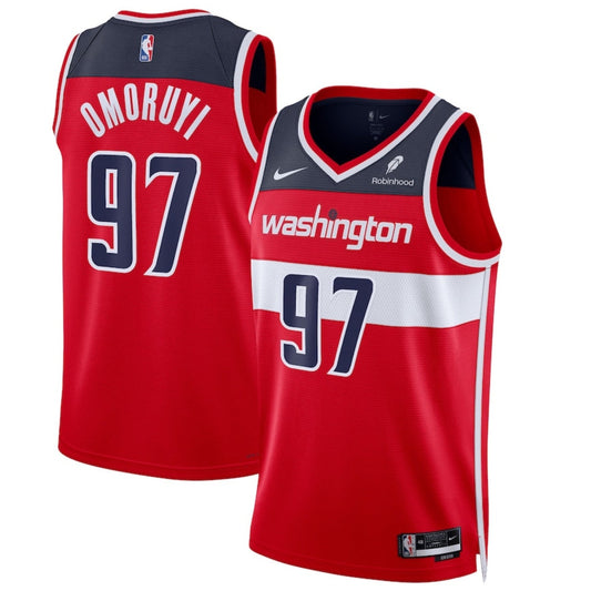 NBA Eugene Omoruyi Washington Wizards 97 Jersey
