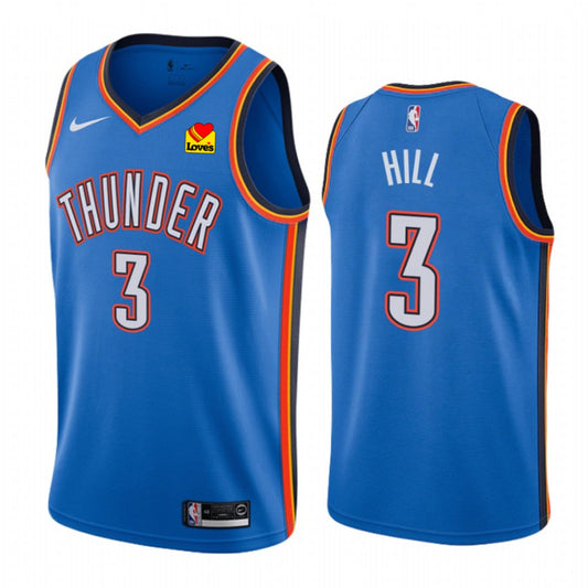 NBA George Hill Oklahoma Thunder 3 Jersey