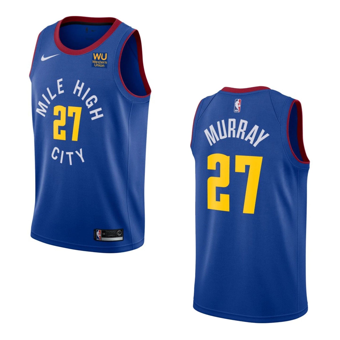 NBA Jamal Murray Denver Nuggets 27 Jersey