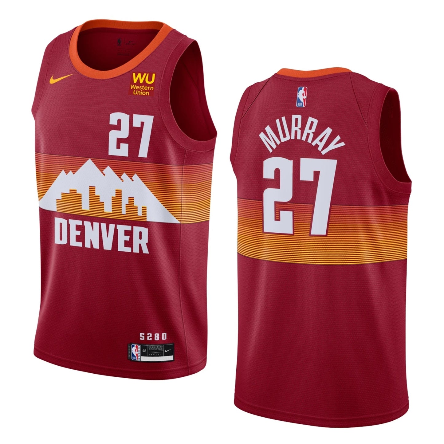 NBA Jamal Murray Denver Nuggets 27 Jersey
