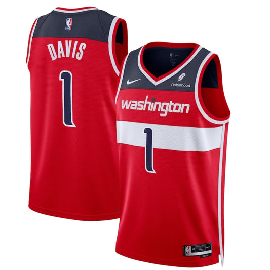 NBA Johnny Davis Washington Wizards 1 Jersey