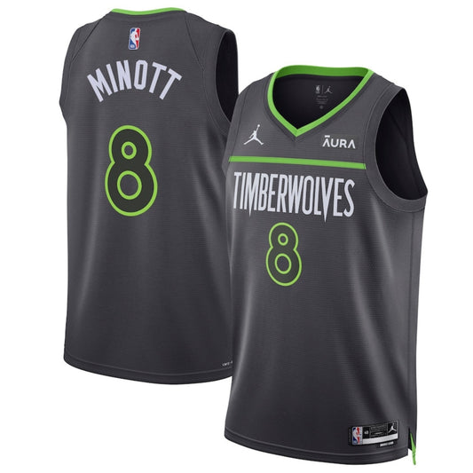NBA Josh Minott Minnesota Timberwolves 8 Jersey