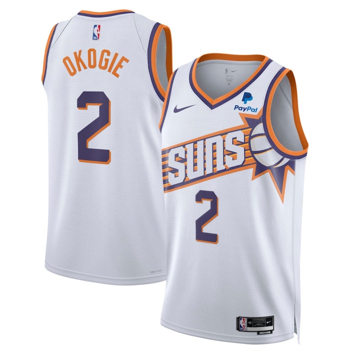 NBA Josh Okogie Phoenix Suns 2 Jersey