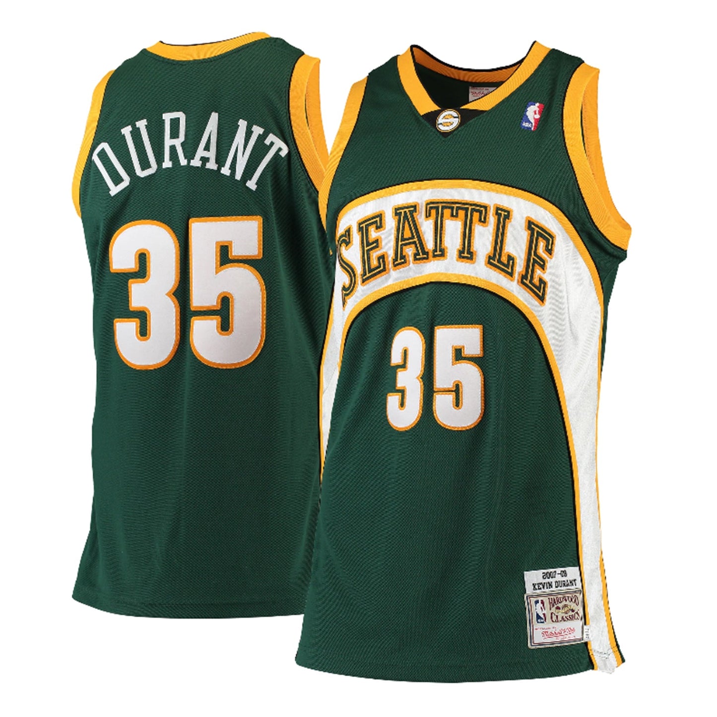 NBA Kevin Durant Seattle Super Sonics 35 - 2007-08 Jersey