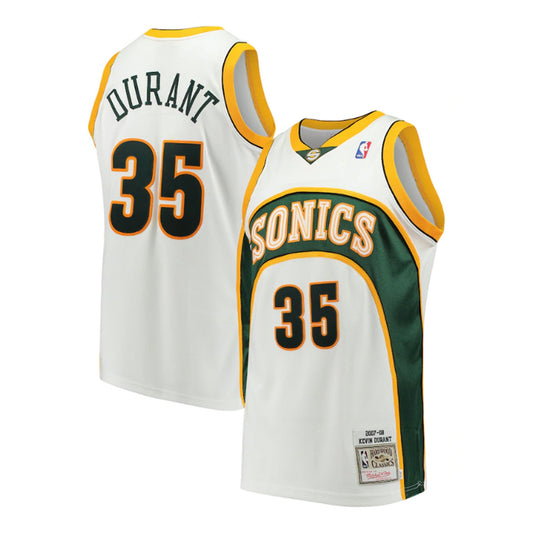 NBA Kevin Durant Seattle Super Sonics 35 - 2007-08 Jersey