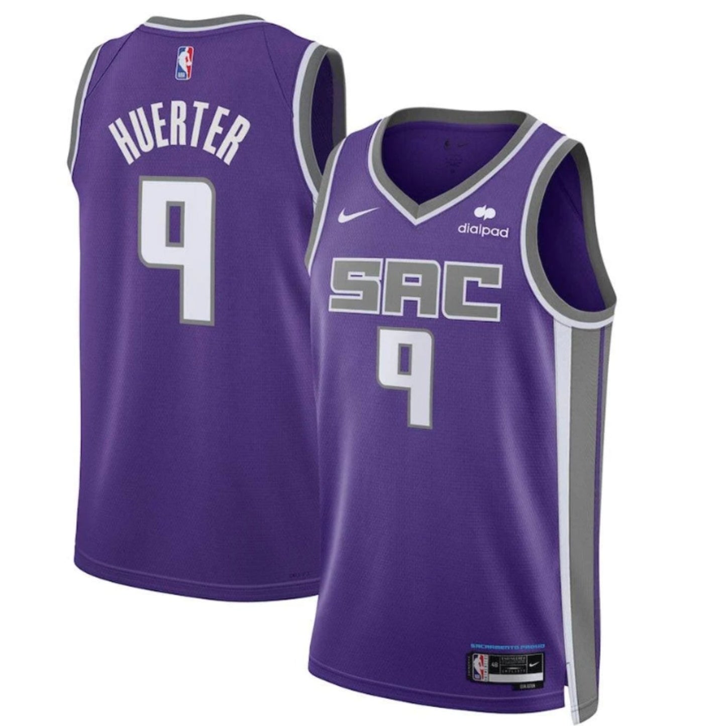 NBA Kevin Huerter Sacramento Kings 9 Jersey