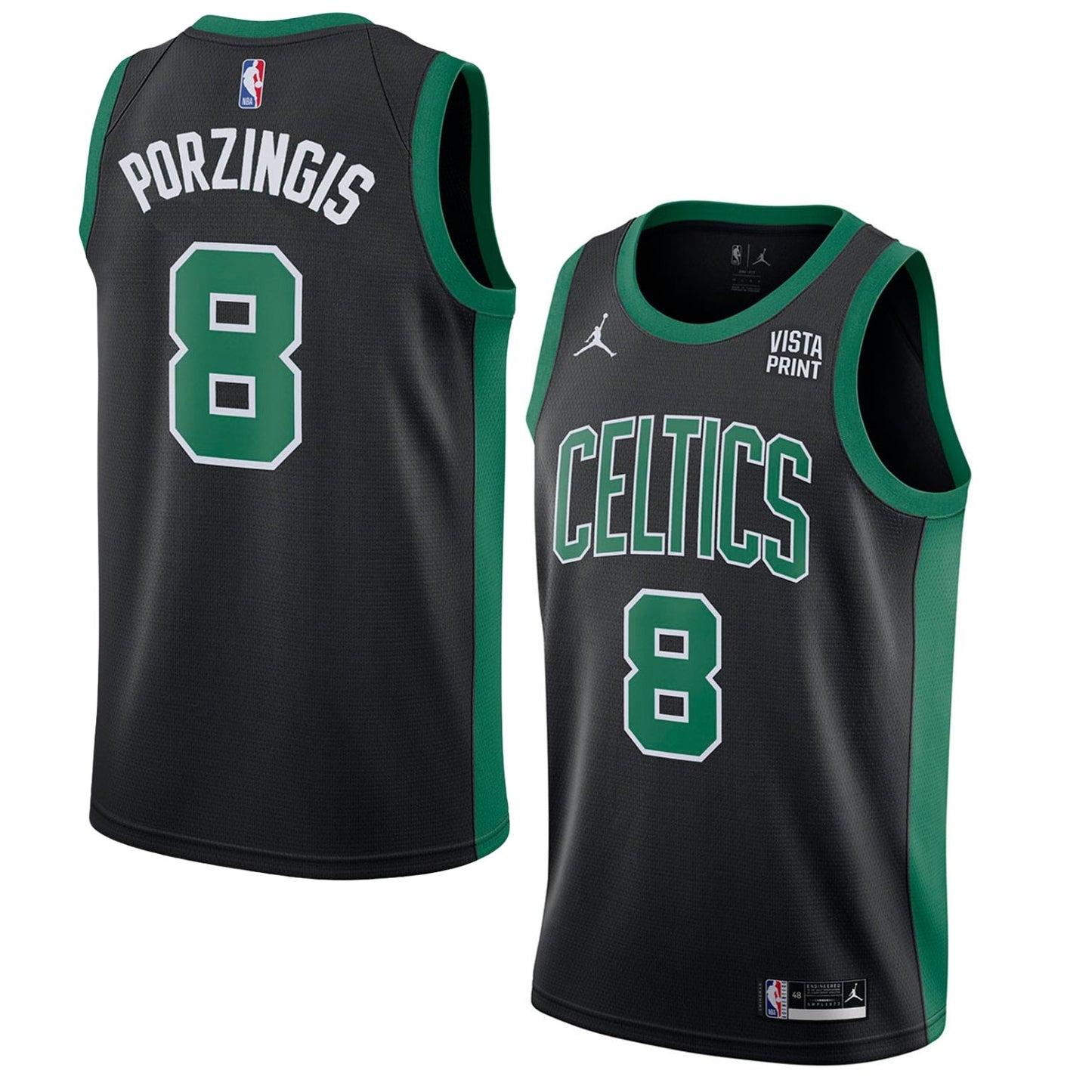 NBA Kristaps Porzingis Boston Celtics 8 Jersey