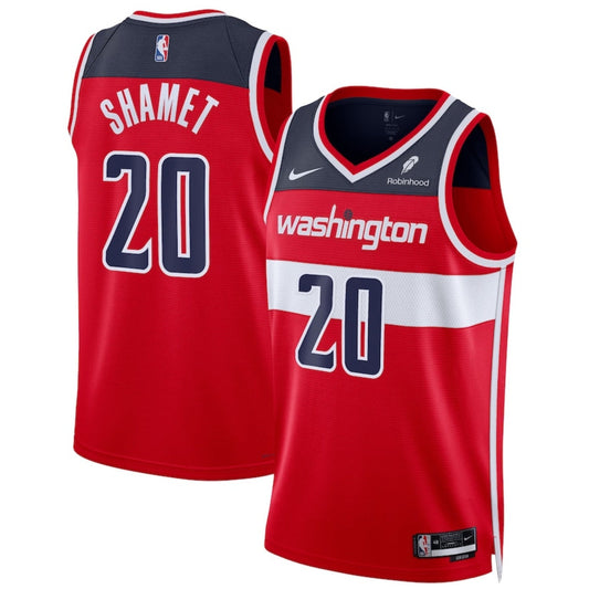 NBA Landry Shamet Washington Wizards 20 Jersey