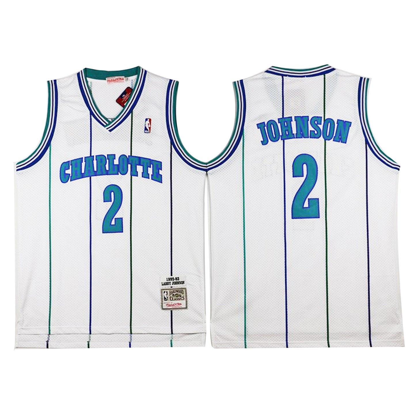 NBA Larry Johnson Charlotte Hornets 2 Jersey