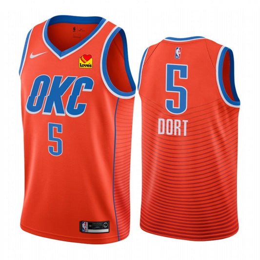 NBA Luguentz Dort Oklahoma Thunder 5 Jersey