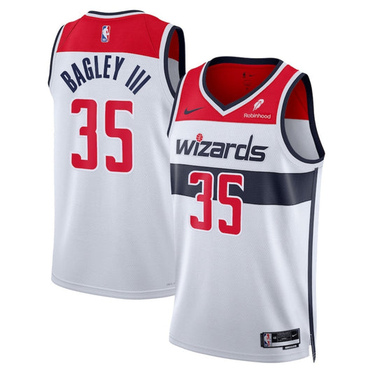 NBA Marvin Bagley III Washington Wizards 35 Jersey