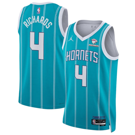 NBA Nick Richards Charlotte Hornets 4 Jersey