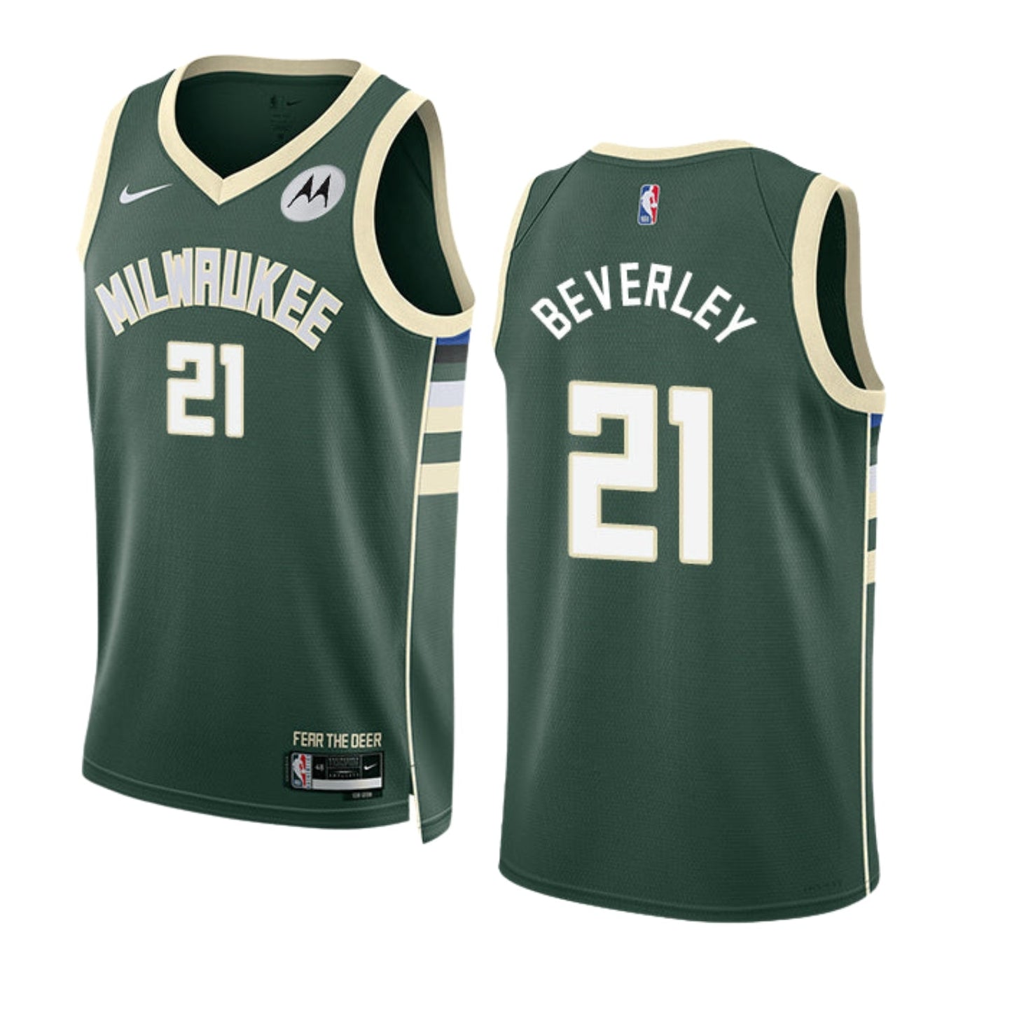 NBA Patrick Beverley Milwaukee Bucks 21 Jersey