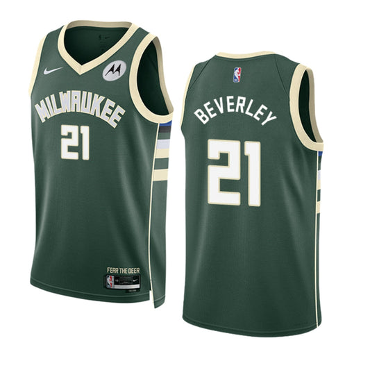 NBA Patrick Beverley Milwaukee Bucks 21 Jersey
