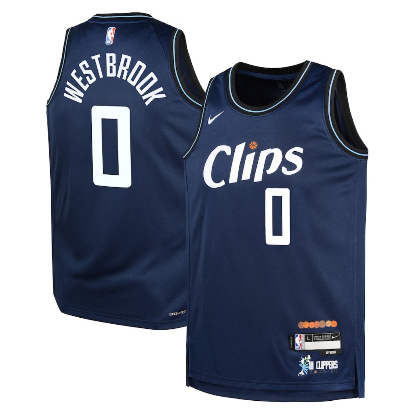 NBA Russell Westbrook Los Angeles Clippers 0 Jersey
