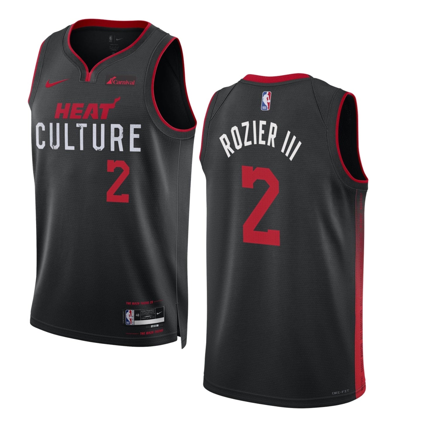 NBA Terry Rozier III Miami Heat 2 Jersey