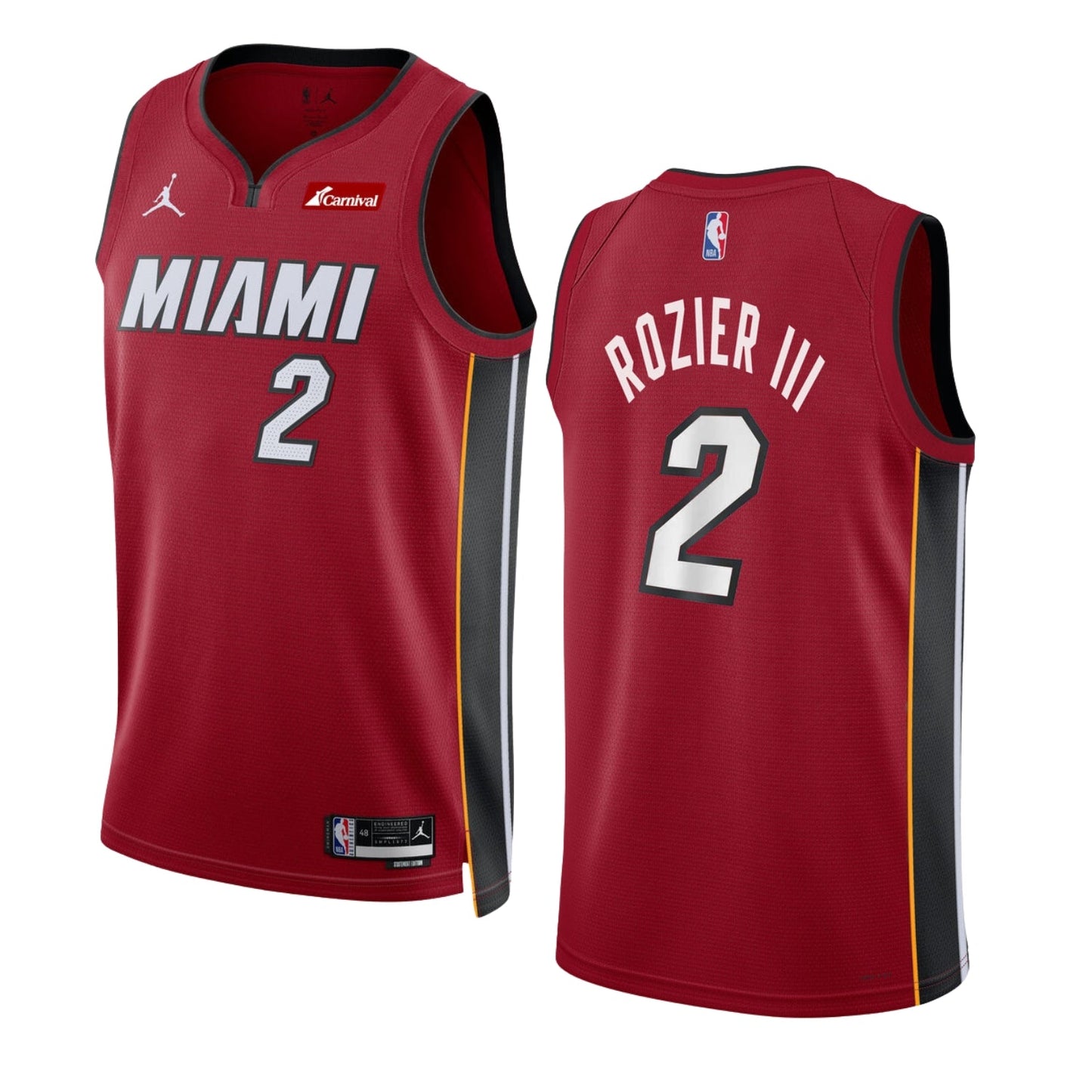 NBA Terry Rozier III Miami Heat 2 Jersey