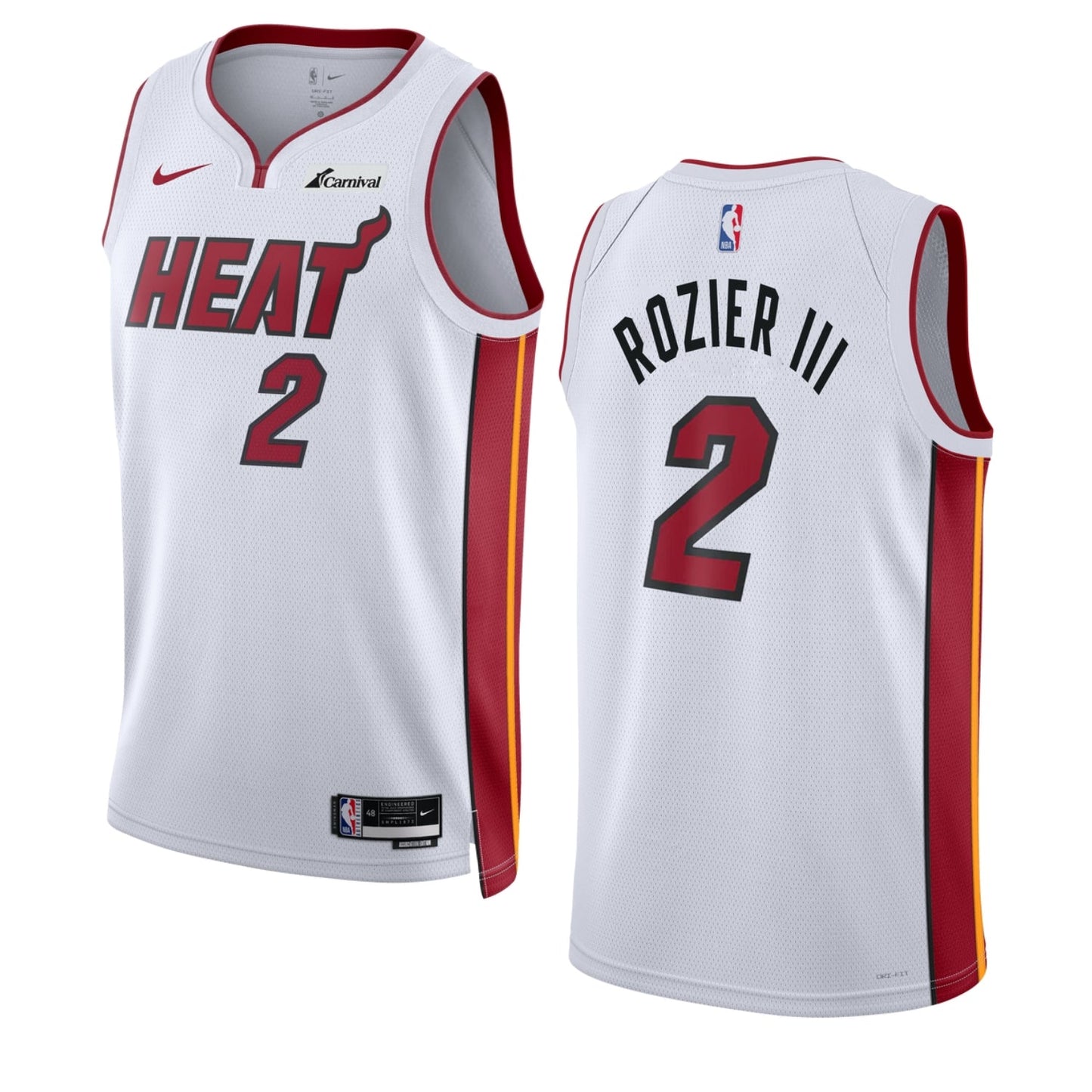 NBA Terry Rozier III Miami Heat 2 Jersey