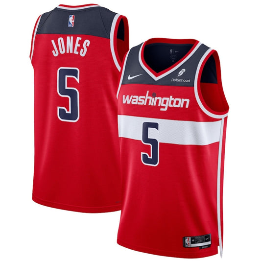 NBA Tyus Jones Washington Wizards 5 Jersey