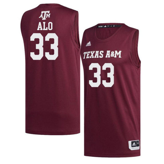 NCAAB Cameron Alo Texas A&M 33 Jersey
