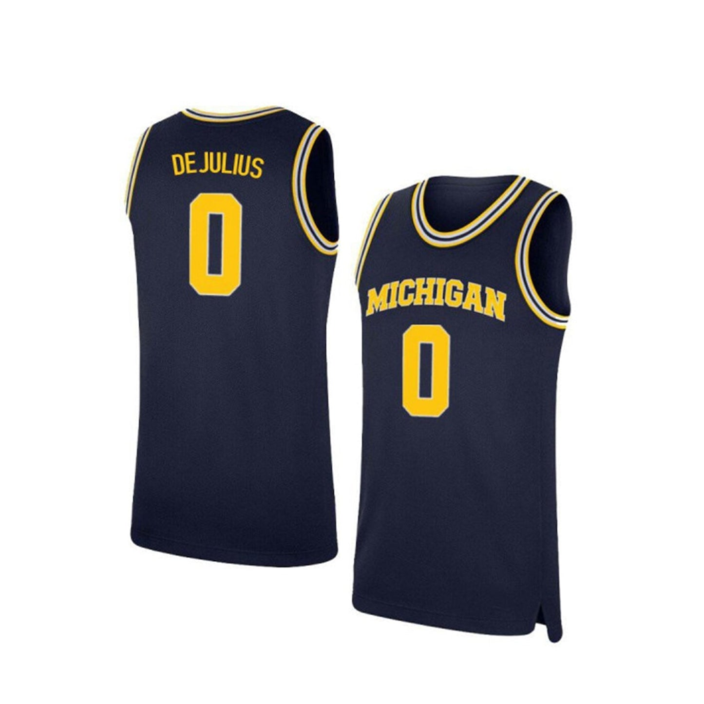 NCAAB David Dejulius Michigan Wolverines 0 Jersey