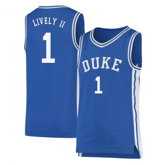 NCAAB Dereck Lively II Duke Blue Devils 1 Jersey