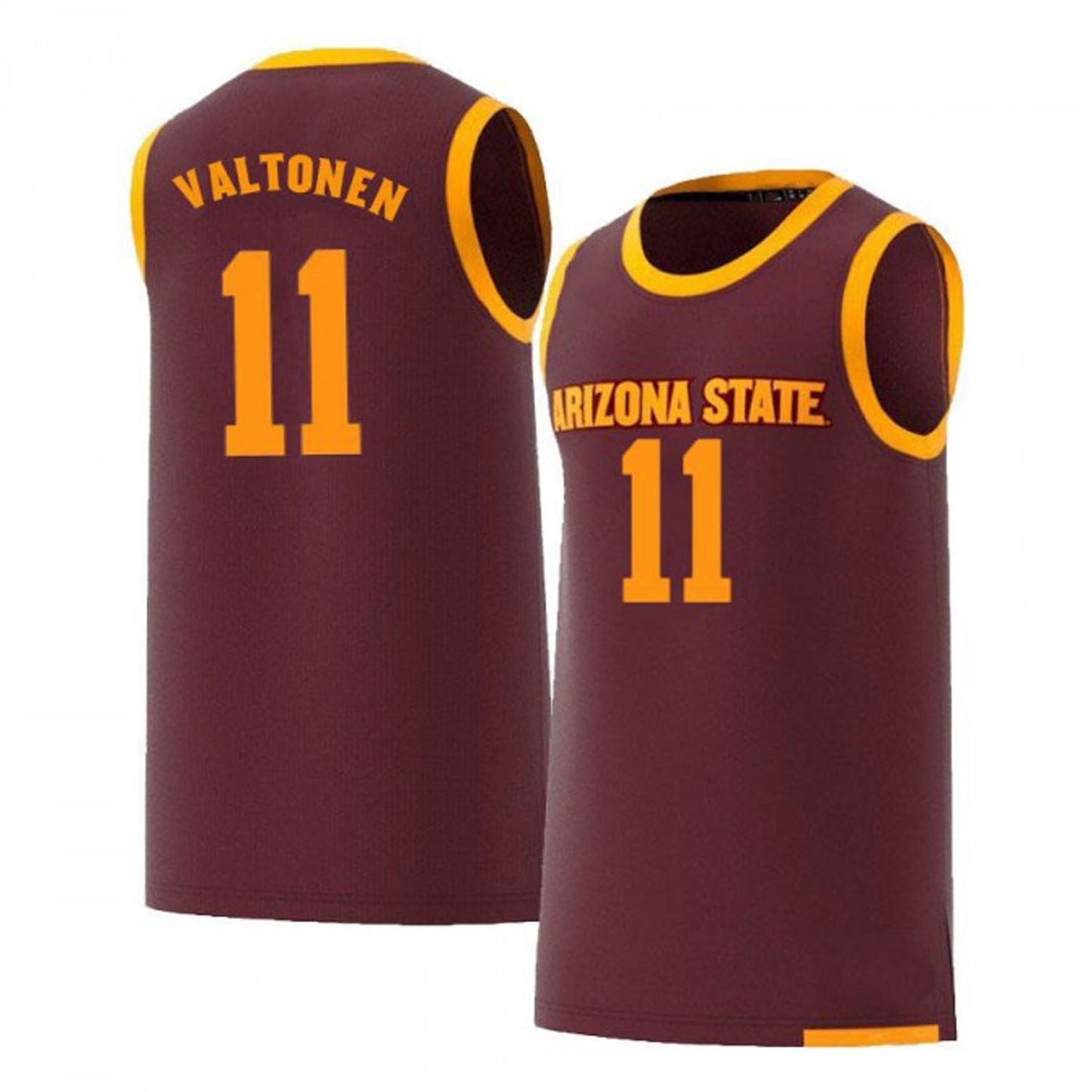 NCAAB Elias Valtonen Arizona State Sun Devils 11 Jersey