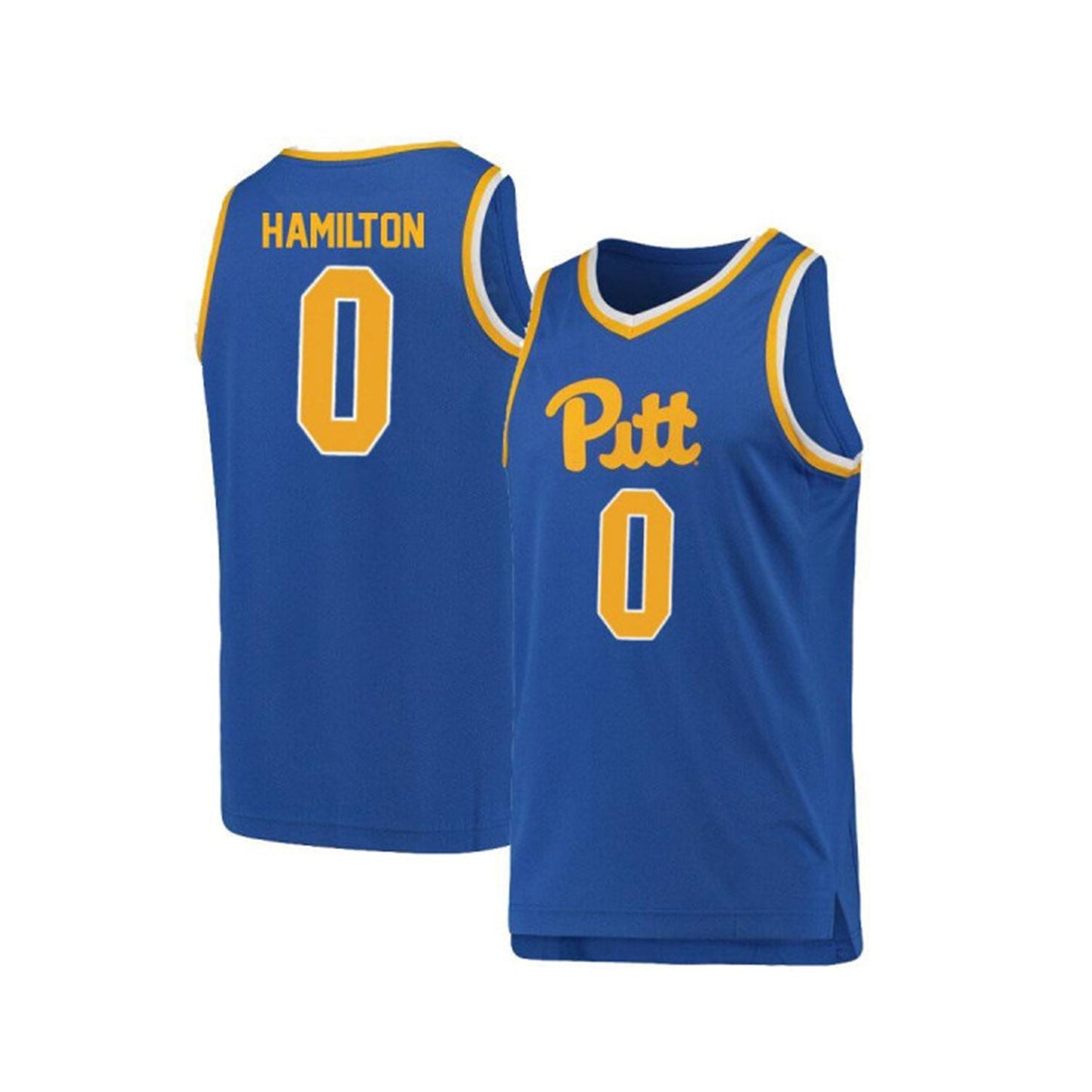 NCAAB Eric Hamilton Pittsburgh Panthers 0 Jersey