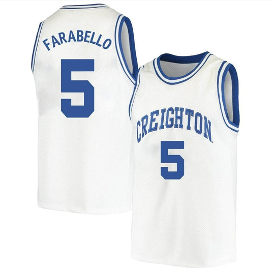 NCAAB Francisco Farabello Creighton Bluejays 5 Jersey