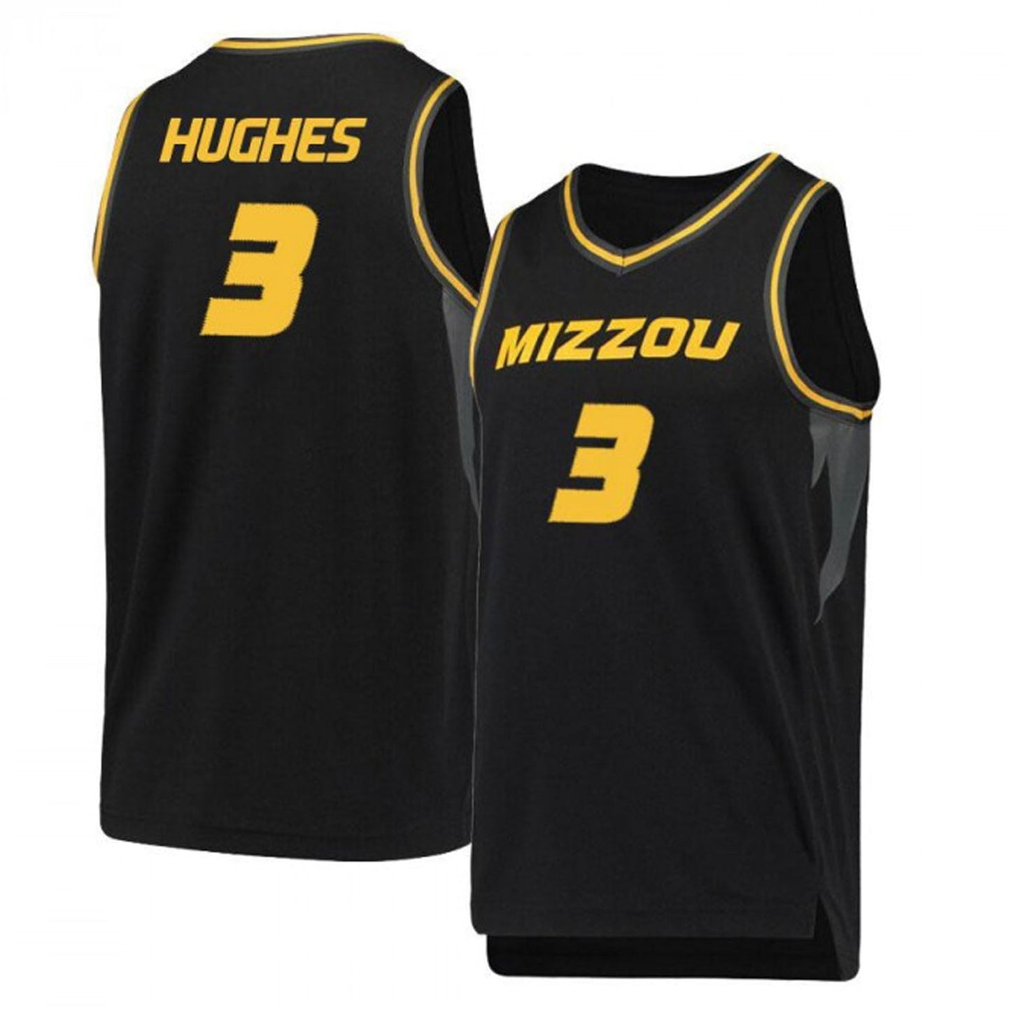 NCAAB Frankie Hughes Missouri Tigers 3 Jersey