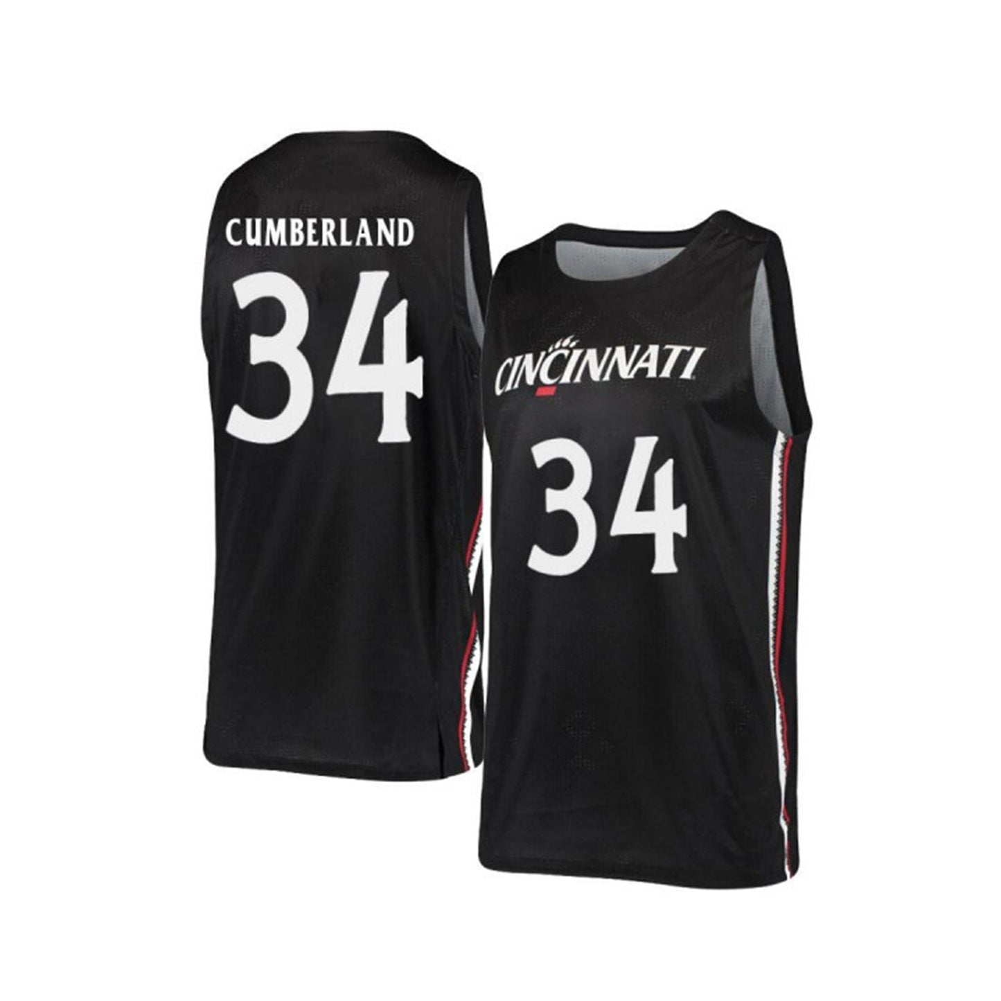 NCAAB Jarron Cumberland Cincinnati Bearcats 34 Jersey