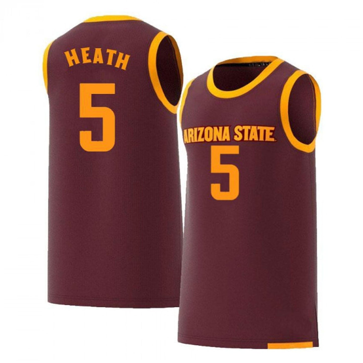 NCAAB Jay Heath Arizona State Sun Devils 5  Jersey