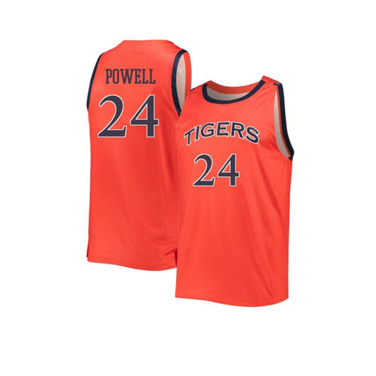 NCAAB Justin Powell Auburn Tigers 24 Jersey