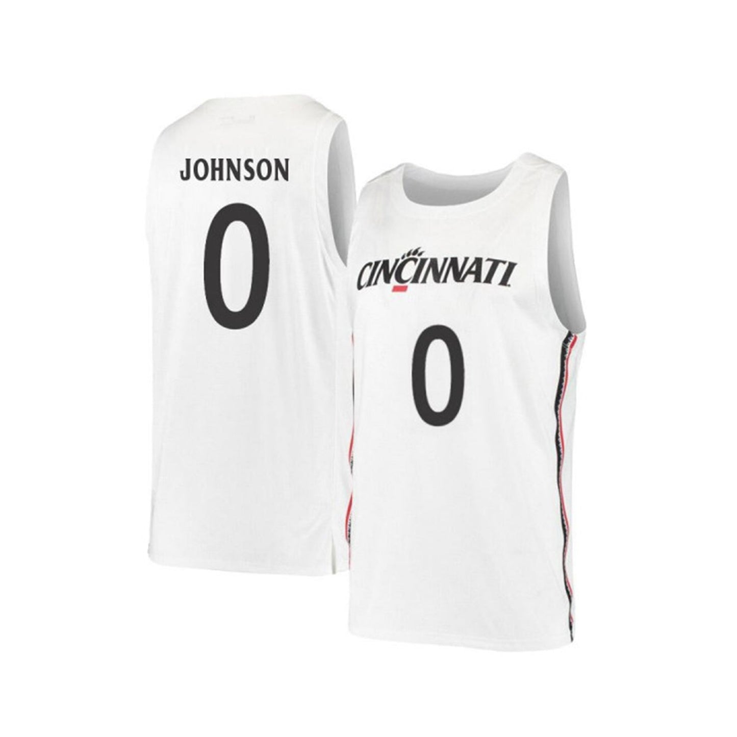 NCAAB Logan Johnson Cincinnati Bearcats 0 Jersey
