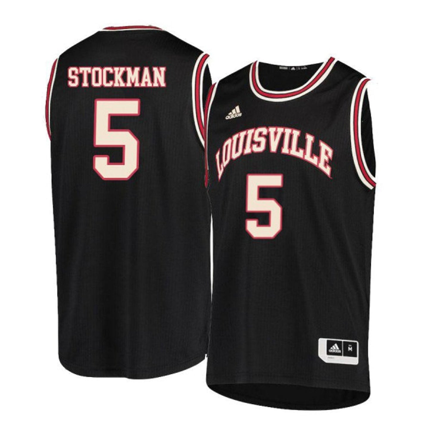 NCAAB Matz Stockman Louisville Cardinals 5 Jersey