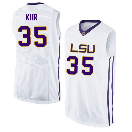 NCAAB Mayan Kiir LSU Tigers 35 Jersey