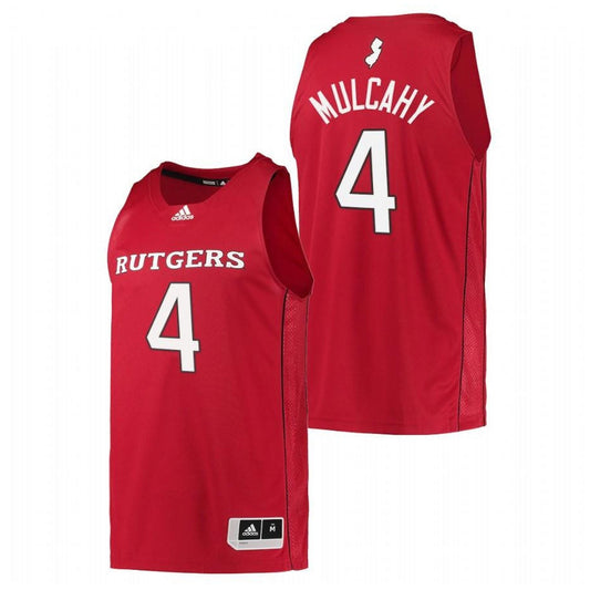 NCAAB Paul Mulcahy Rutgers Scarlet Knights 4 Jersey