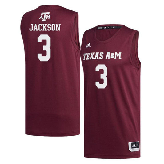 NCAAB Quenton Jackson Texas A&M 3 Jersey