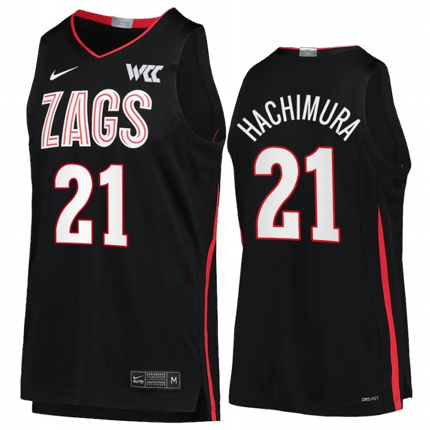 NCAAB Rui Hachimura Gonzaga Bulldogs 21 Jersey