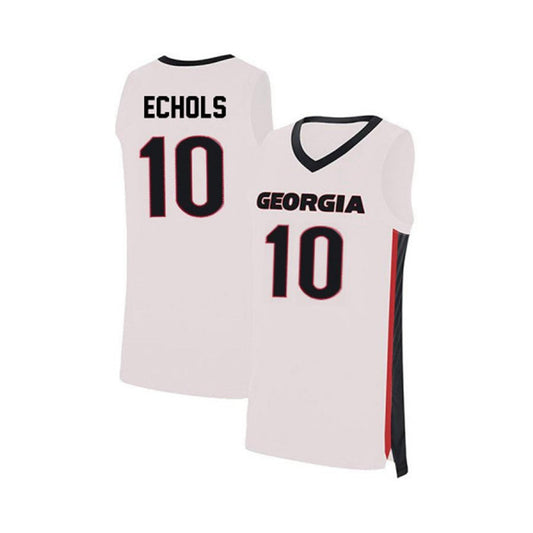 NCAAB Taylor Echols Georgia Bulldogs 10 Jersey