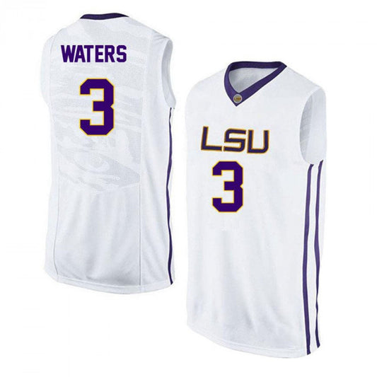 NCAAB Tremont Waters LSU Tigers 3 Jersey