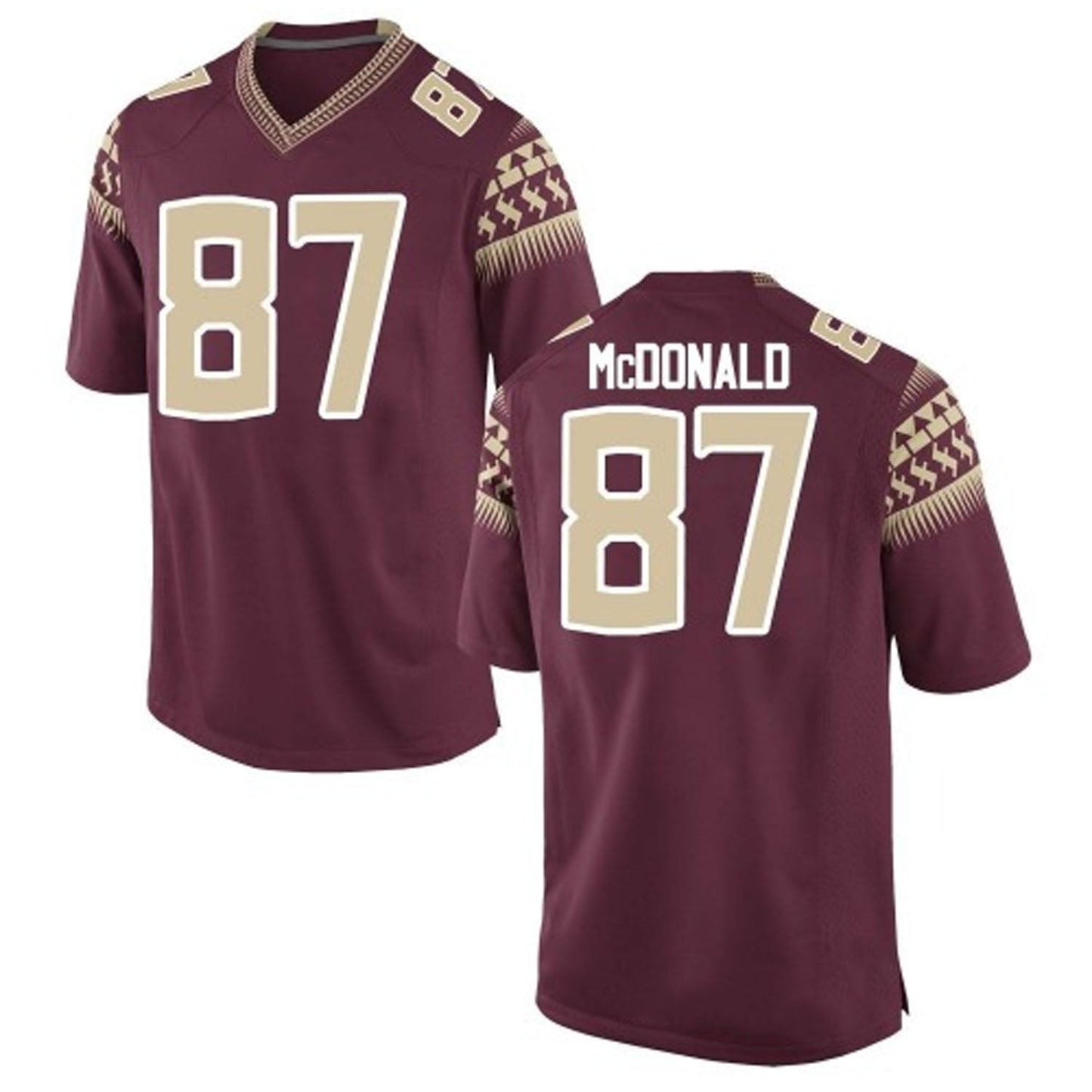 NCAAF Camren McDonald FSU 87 Jersey