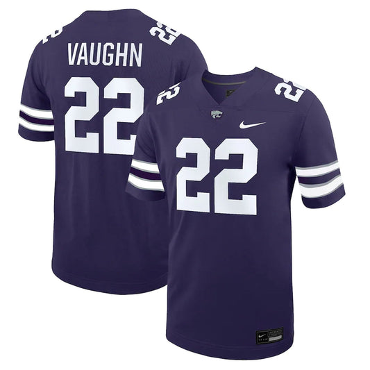 NCAAF Deuce Vaughn Kansas State Wildcats 22 Jersey