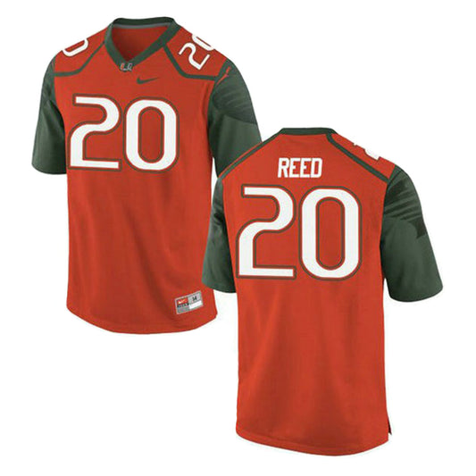 NCAAF Ed Reed Miami Hurricanes 20 Jersey