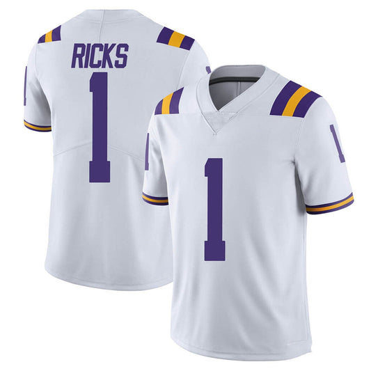 NCAAF Eli Ricks LSU Tigers 1 Jersey