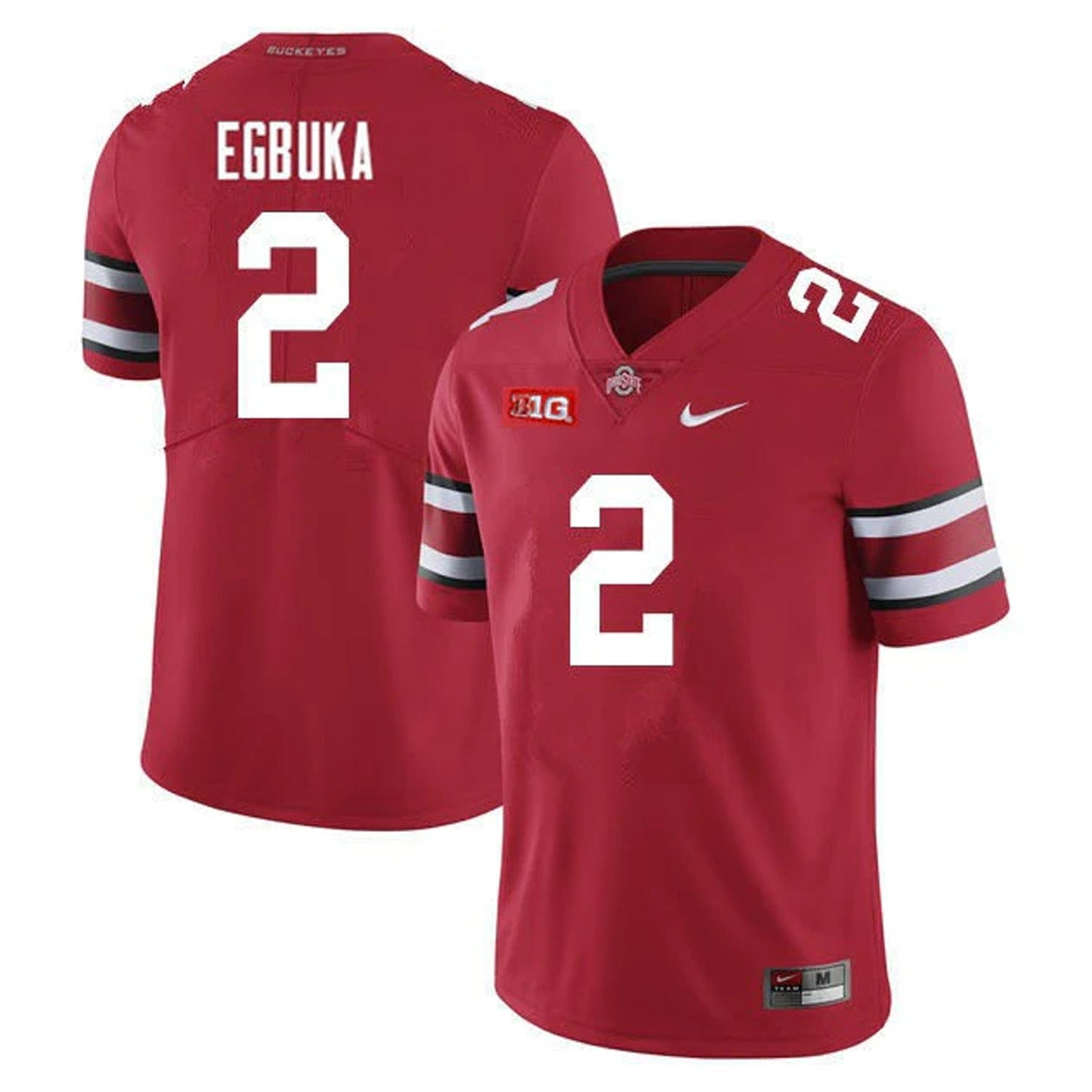 NCAAF Emeka Egbuka Ohio State Buckeyes 12 Jersey