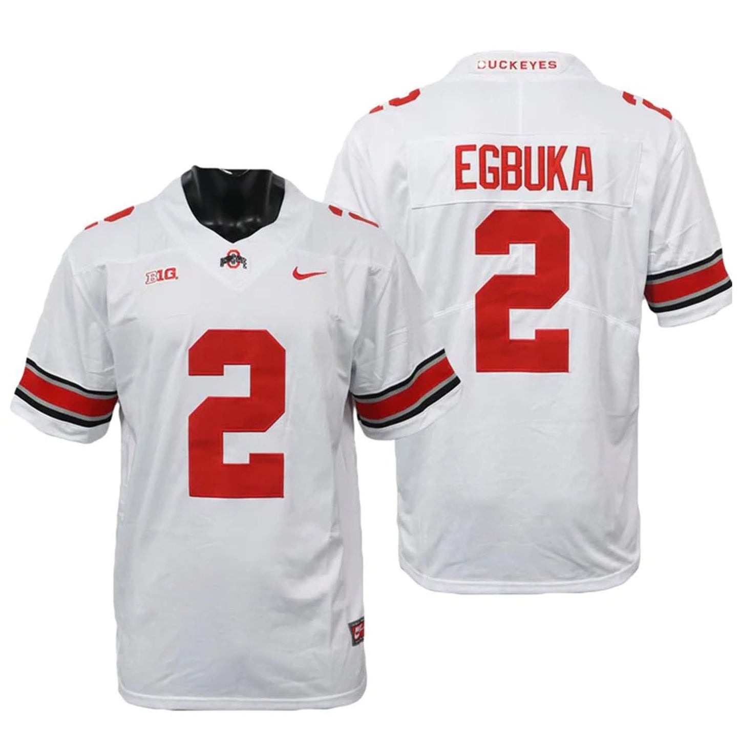 NCAAF Emeka Egbuka Ohio State Buckeyes 12 Jersey