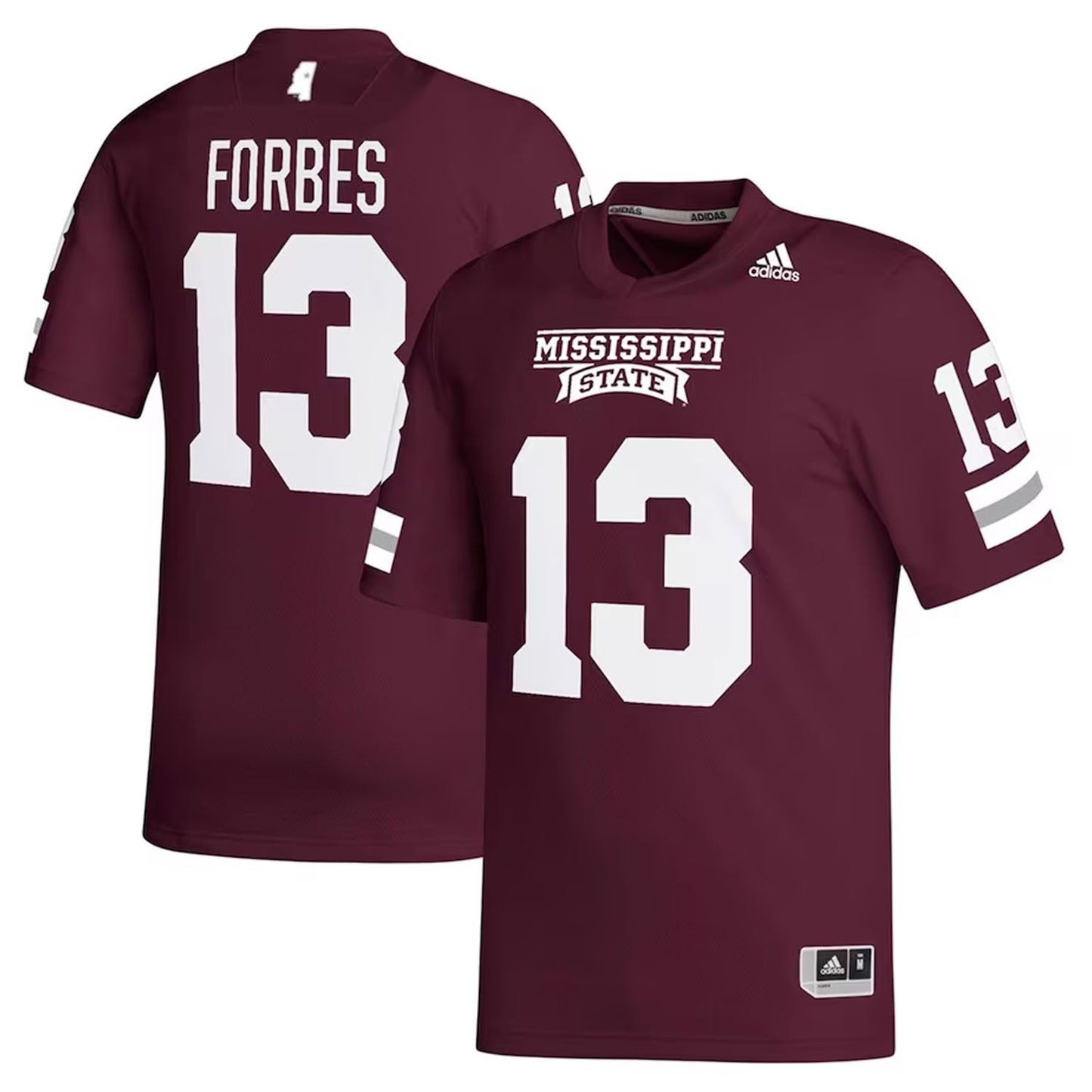 NCAAF Emmanuel Forbes Mississippi State Bulldogs 13 Jersey