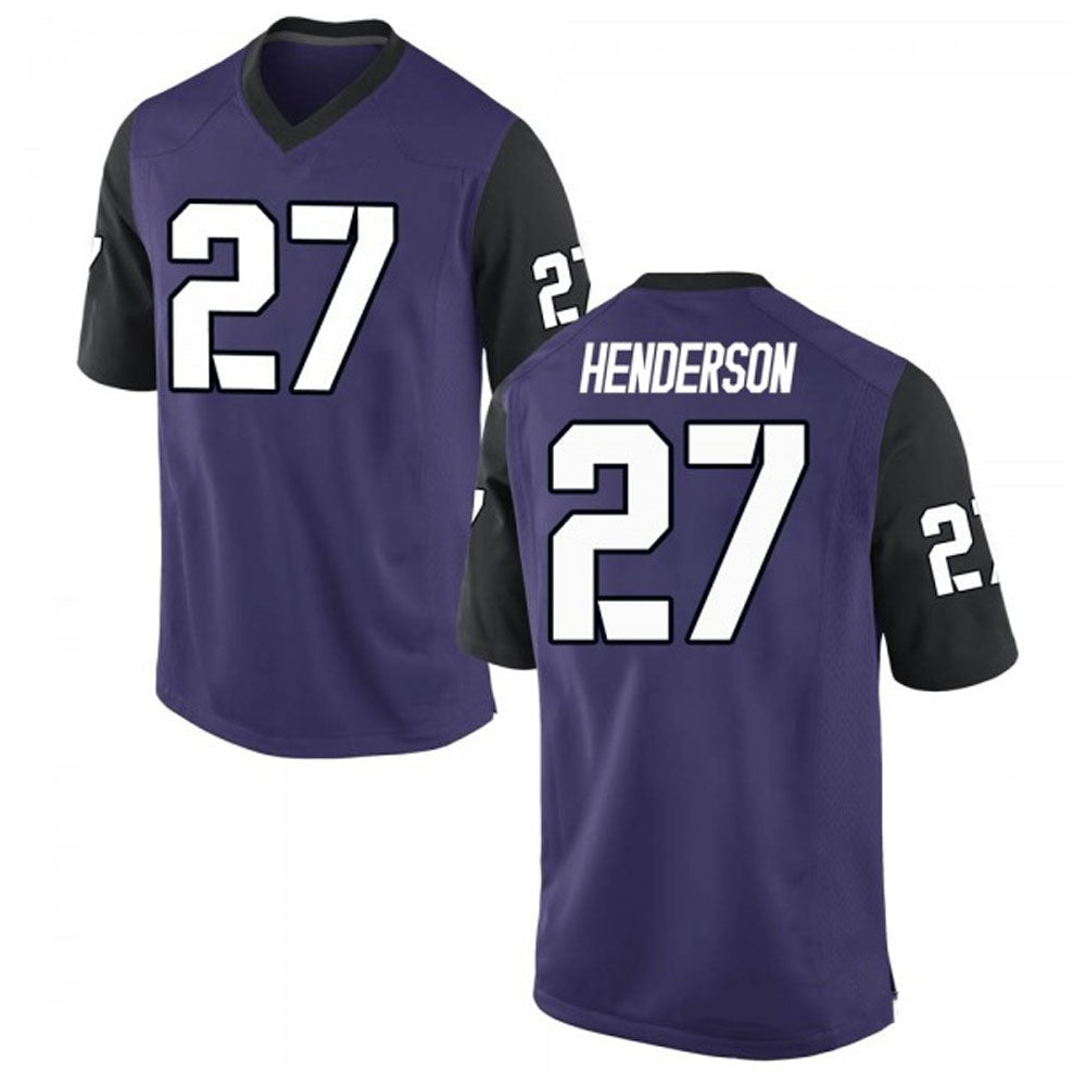 NCAAF Gunnar Henderson TCU 27 Jersey